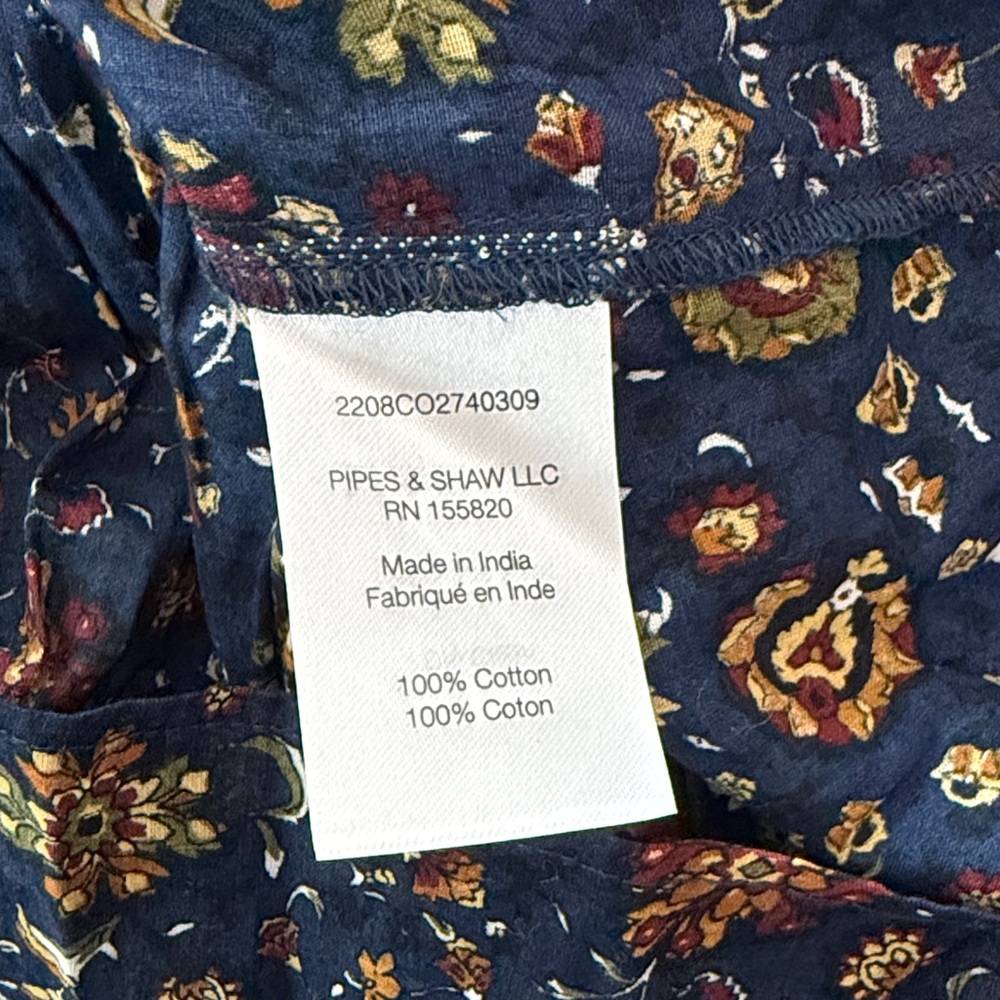 Veronica Beard Sherwood Floral Pleated Button Front‎ 100% Cotton Women's Top 6 - Picture 11 of 13